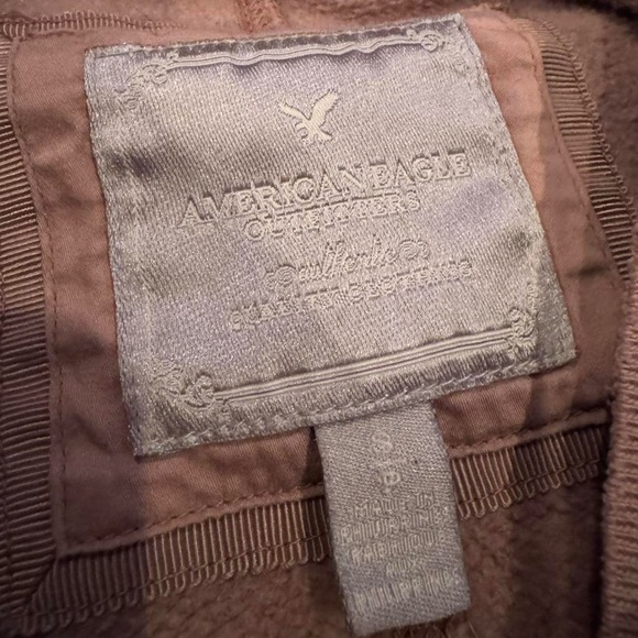 American Eagle Vintage Y2K Faux-Fur Hood-Lined Hoodie - Picture 7 of 7